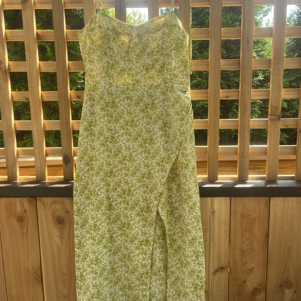 Floral Green Oak and Fort Women's Dress